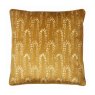 Wisteria Printed Velvet Cushion Gold