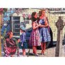Gibsons Boarding The Bus 1000Pc Puzzle close up