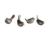 Gallery Direct Gallery Direct Birdie Wall Hooks Set of 4 Silver