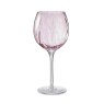 Simply Home 4 Piece Glass Gin/Wine Set red coloured glass on a white background