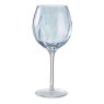 Simply Home 4 Piece Glass Gin/Wine Set blue glass on a white background