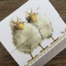 Alex Clark Duck Duo Magnetic Notepads close up of the front on a wooden table