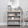 Derwent Grey Small Wide Bookcase lifestyle image of the bookcase