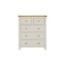 Silverdale Painted 2 Over 3 Chest of Drawers on a white background