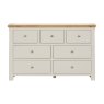 Silverdale Painted 3 Over 4 Chest of Drawers on a white background