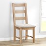 Silverdale Fabric Ladder Back Chair Pair lifestyle image of the chair
