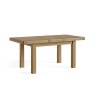 Casterton Small Extendable Dining Table extended table on a white background