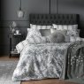 Laura Ashley Tulleries Charcoal Duvet Cover Set lifestyle image of the bed
