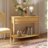 Warwick Oak Large Console Table lifestyle image of the console table