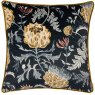 Evans Lichfield Chatsworth Artichoke Velvet Cushion Midnight