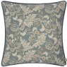 Evans Lichfield Chatsworth Topiary Cushion Petrol and Mink