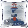 Evans Lichfield Nautical Lighthouse Cushion Multi