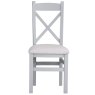 Derwent Grey Cross Back Fabric Seat Chair