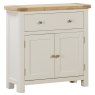 Silverdale Painted Compact Sideboard angled on a white background