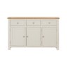 Silverdale Painted 3 Door Sideboard front on a white background