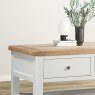 Silverdale Painted Coffee Table With 2 Drawers lifestyle image