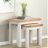 Silverdale Painted Nest of Tables lifestyle image