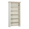 Silverdale Painted Large Bookcase angled on a white background