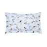 Helena Springfield Minnowburn Blue and Neutral Duvet Cover Set image of the pillowcase on a white background
