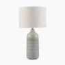 Venus Blue and Grey Ombre Ceramic Table Lamp image of the lamp on a white background