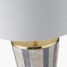 Kerala Distressed Sage Wood Tall Table Lamp close up of the lamp on a white background