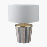 Kerala Distressed Sage Wood Table Lamp image of the lamp on a white background