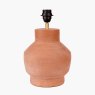 Inna Natural Urn Terracotta Table Lamp image of the lamp no shade on a white background
