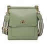 Alice Wheeler Large Sage Bloomsbury Cross Body Bag front on image of the bag on a white background