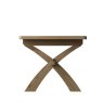 Heritage 2m Cross Legged Fixed Table image of the end of the table on a white background