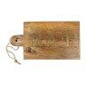 Artesa Mango Wood Paddle Serving Board image of the board on a white background