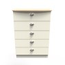 Elizabeth 5 Drawer Chest front on image of the chest on a white background