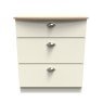 Elizabeth 3 Drawer Deep Chest front on image of the chest on a white background