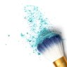 Legami Stars Set Of 4 Make Up Brushes lifestyle image of the makeup brush on a white background