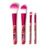 Legami Flowers Set Of 4 Make Up Brushes image of the makeup brushes on a white background