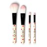 Legami Lips Set Of 4 Make Up Brushes image of the makeup brushes on a white background