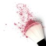 Legami Lips Set Of 4 Make Up Brushes lifestyle image of a makeup brush on a white background