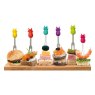 Legami Lookin Pine Set 6 Aperitif Forks lifestyle image of the forks
