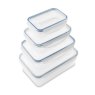 Addis Clip Tight 4 Piece Container Set image of the container set on a white background