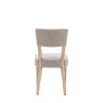 Colonial Set Of 2 Upholstered Dining Chairs image of the back of the chair on a white background