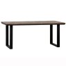 Brunel 1.8m Dining Table angled image of the dining table on a white background