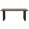 Brunel 1.8m Dining Table front on image of the dining table on a white background