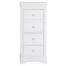 Colonial 4 Drawer Narrow Chest front on image of the chest on a white background