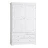 Colonial 2 Door Wardrobe angled image of the wardrobe on a white background