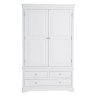 Colonial 2 Door Wardrobe front on image of the wardrobe on a white background