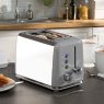 Daewoo Kensington Grey 2 Slice Toaster lifestyle image of the toaster