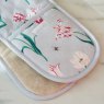 Sophie Allport Tulips Double Oven Glove close up lifestyle image of the oven glove