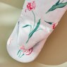 Sophie Allport Tulips Oven Mitt close up lifestyle image of the oven mitt