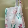 Sophie Allport Tulips Adult Apron close up lifestyle image of the apron