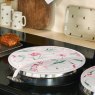 Sophie Allport Tulips Circular Hob Cover lifestyle image of the pot grab