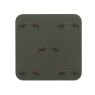 Sophie Allport Highland Stag Set Of 4 Coasters image of the coaster on a white background